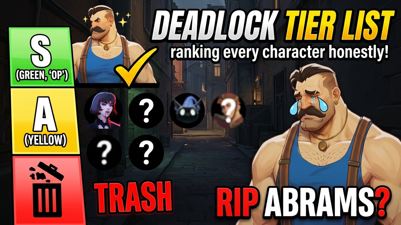 Deadlock Tier List | Ranking Every Character Honestly - YouTube