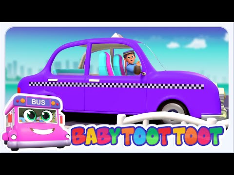 Baby Toot Toot ล้อรถแท็กซี่หมุนไป 🚕🎶 | เพลงเด็กภาษาไทย