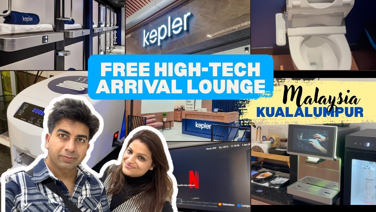 Kepler sleeping cabin at Kuala lumpur airport terminal 1 |Malaysia airport sim guide| Kepler lounge