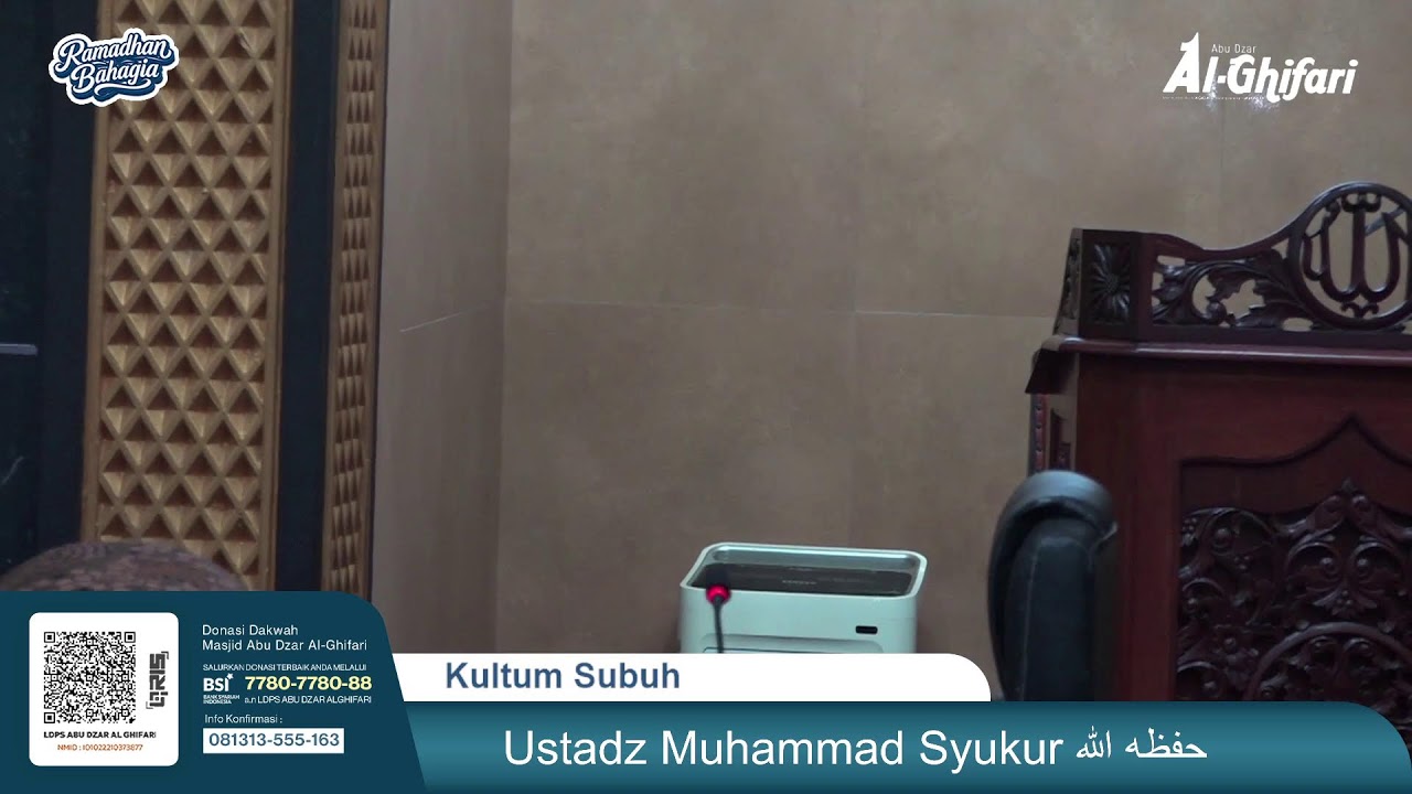 Kultum Subuh |  Ustadz Muhammad Syukur حفظه الله