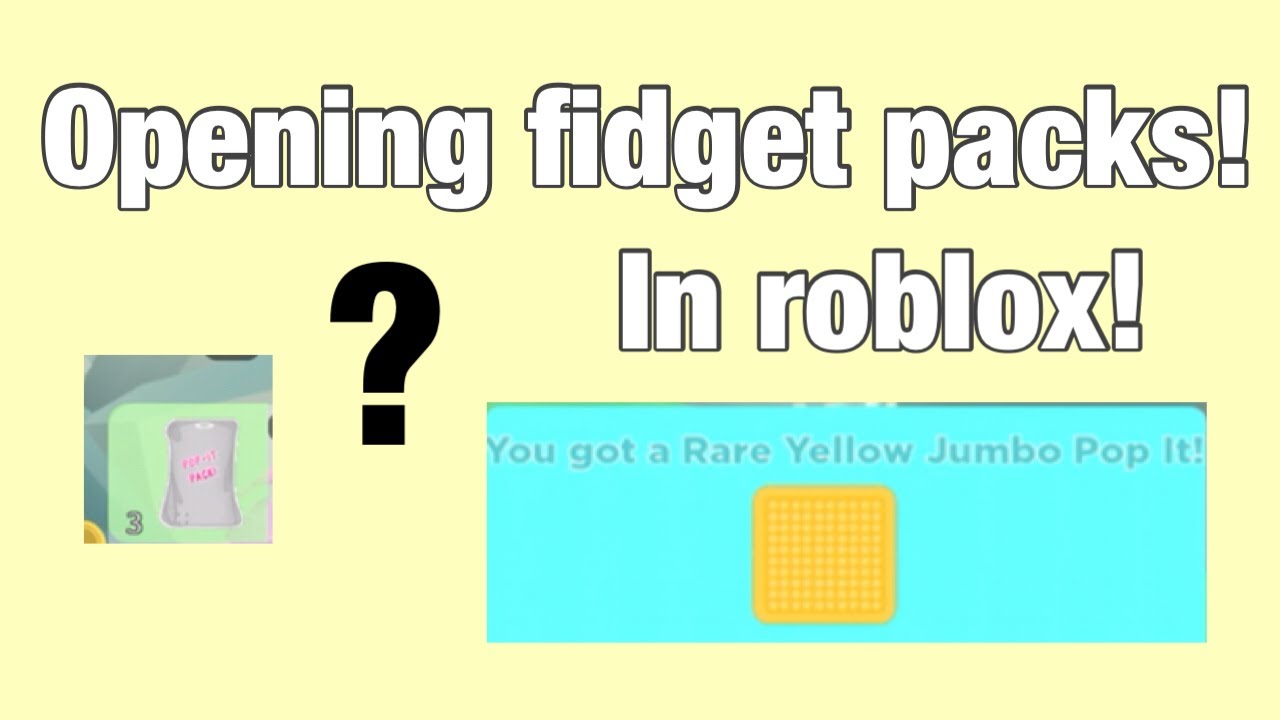 Playing fidget world on roblox!|OPENING FIDGET PACKS|