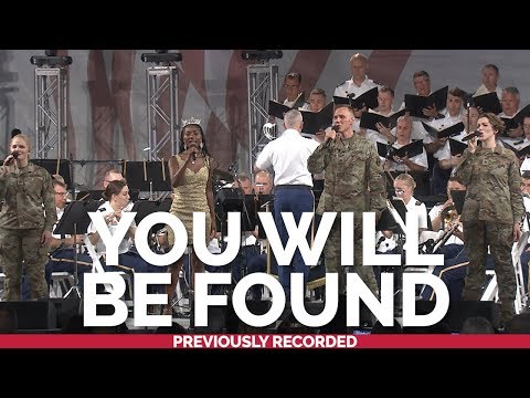 The U S Army Voices Feat Miss America Sing You Will Be Found