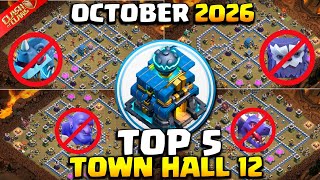 NEW BEST Town Hall 12 (TH12) Base Link 2026 | TOP 5 TH12 War/CWL Base | Clash of Clans 