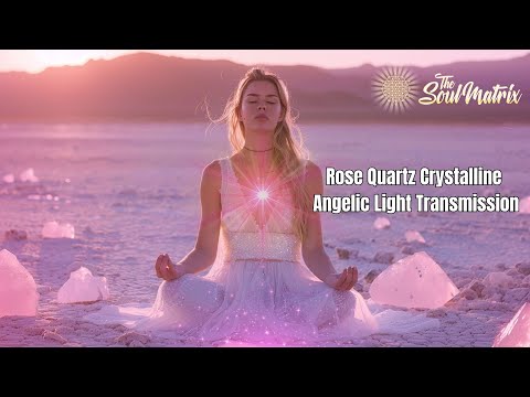 Rose Quartz Crystalline Angelic Light Transmission