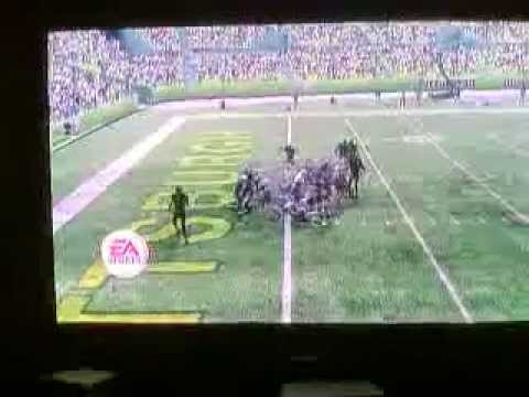 Steelers And Patriots In Madden 09 Must See Very Good Game Amazing End To game
