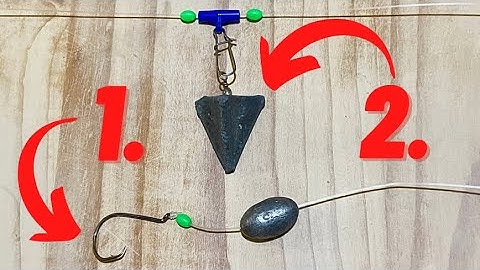 How To Tie a Running Sinker Rig - TWO Different Ways - The Easiest Ways !!