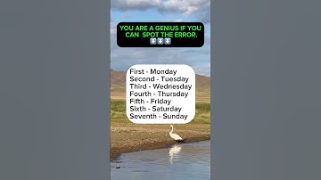 YOU ARE A GENIUS IF YOU CAN SPOT THE ERROR. #subscribe #facts