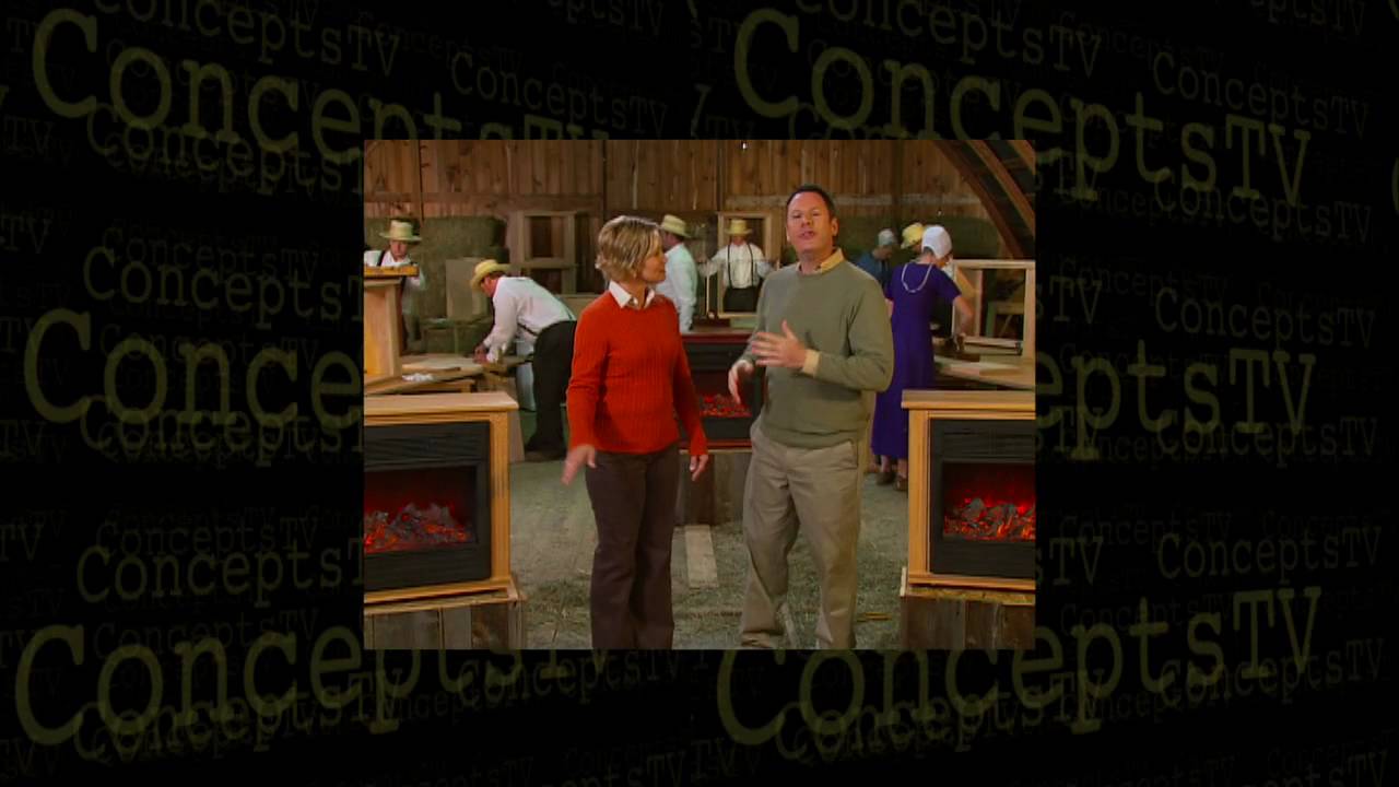 Concepts Tv Produces Heat Surge Amish Fireplace Youtube