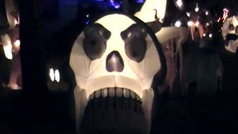 Halloween Animated Skull