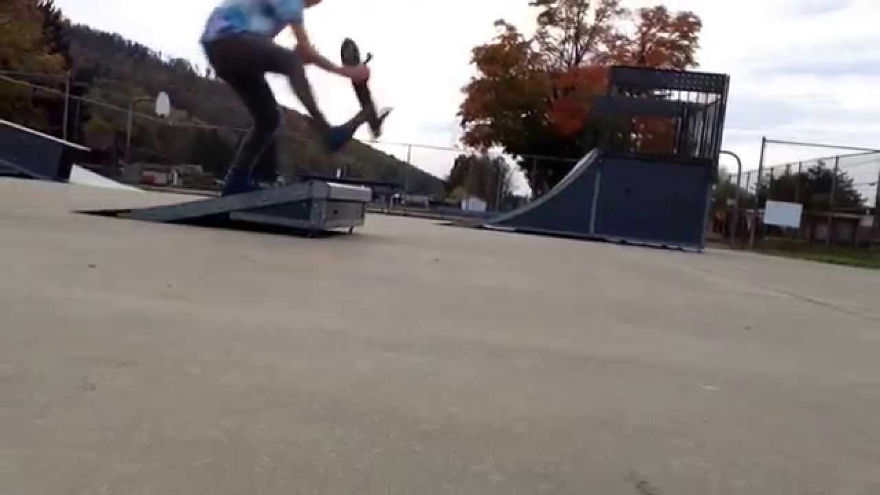 Prepubescent skating...