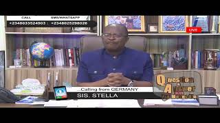 QUESTION & ANSWER SESSION WITH PST. MOSES ALU  MON. 27TH JULY 2020