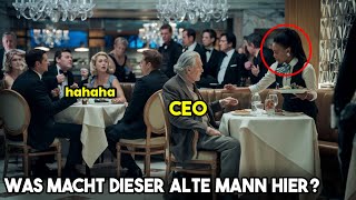 Reiche Unhöfliche Familie Verspottet Alten Mann Schwarze Kellnerin Verteidigt Ihn Und Wird Gefeuert