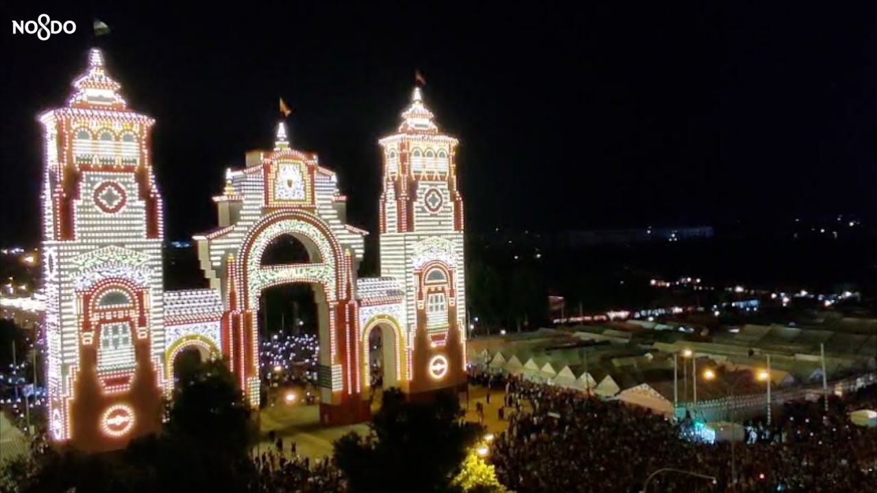 Así ha sido el Alumbrado de la Feria de Abril de Sevilla 2025