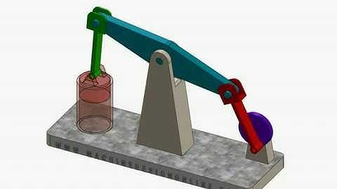 BEAM Engine Crank &  Lever Mechanism 360p