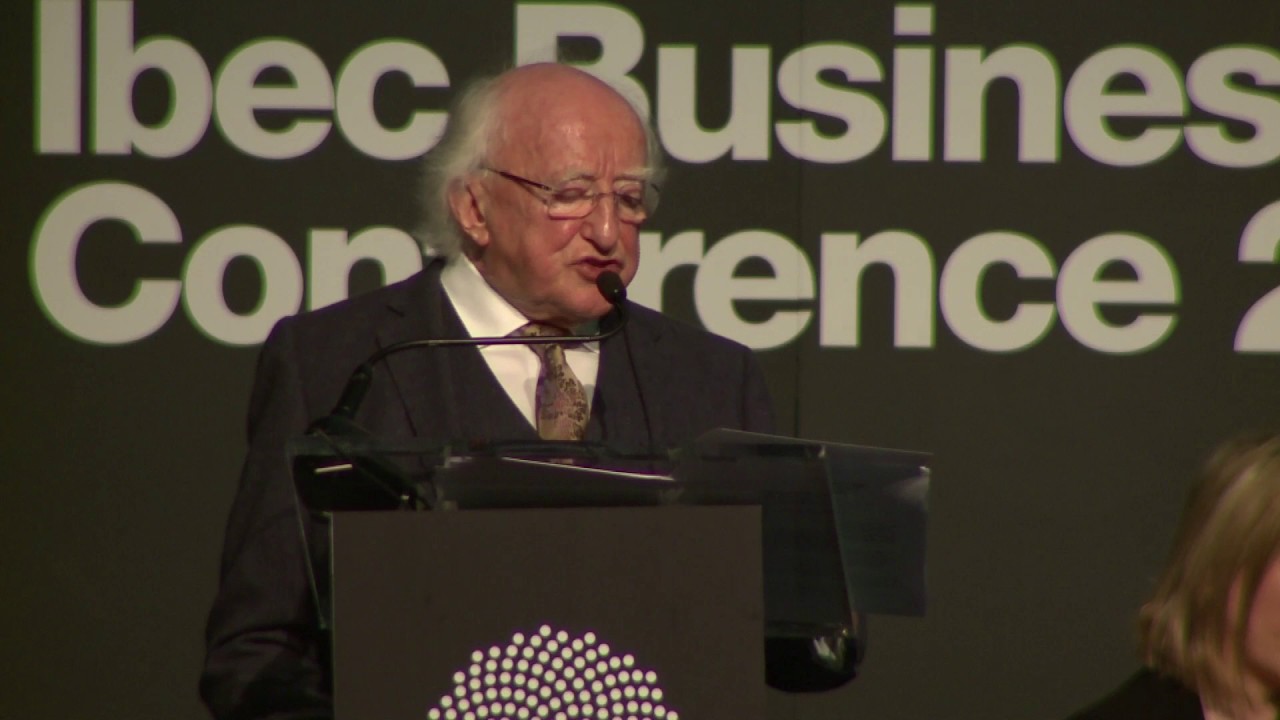 President of Ireland Michael D. Higgins - Ibec Business Leaders Conference 2017