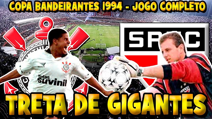 Corinthians 4 x 1 São Paulo Copa Bandeirantes 1994 Jogo Completo