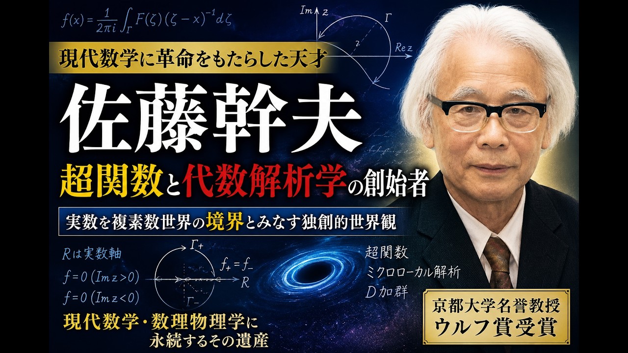 佐藤幹夫とは何者か？ 超関数を生んだ孤高の数学者 - YouTube