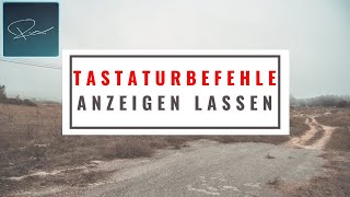 Tastaturbefehle anzeigen lassen screenshot 1