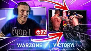 Robbo Drops a 22 Kill Warzone DUB 🎯 *while watching McGregor lose
