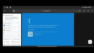 Browserling Has BSOD 2