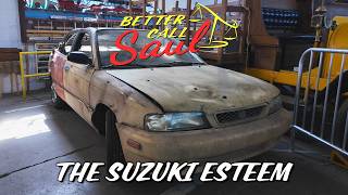 Better Call Saul (2015-22) - The Suzuki Esteem | Then & Now (4K)