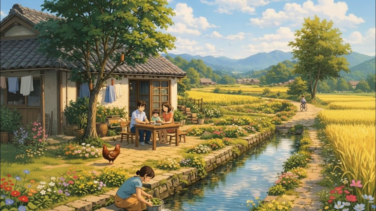 Where Childhood Lives Forever 🍃 | Ghibli- Style Video 