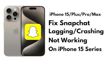 How To Fix Snapchat Not Working On iPhone 15 Series! Fix Snapchat Keeps Crashing! Fix Snapchat iSsue