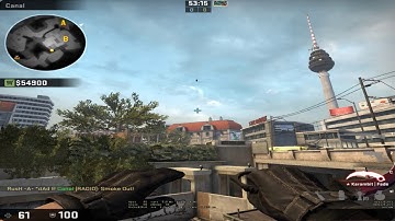 CSGO - Overpass - Deep B Bridge Smoke from Monster