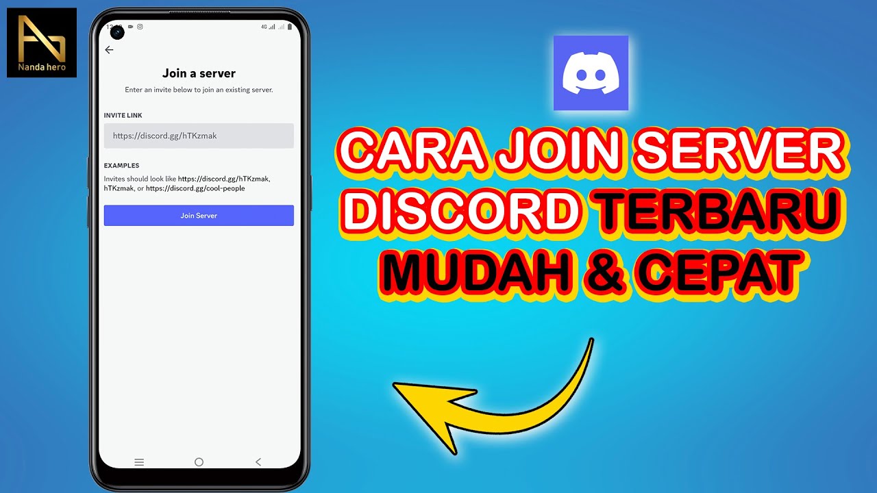 CARA JOIN SERVER DISCORD YouTube