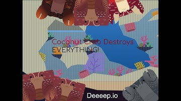 Coconut Crab Destroys Everything! | Deeeep.io