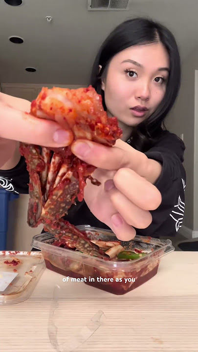 Reviewing h mart raw marinated crabs!!! #hmart #korean #crab