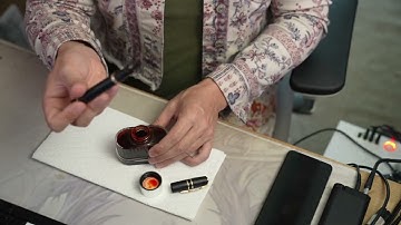 Trick to refill Visconti fountain pen to the brim.