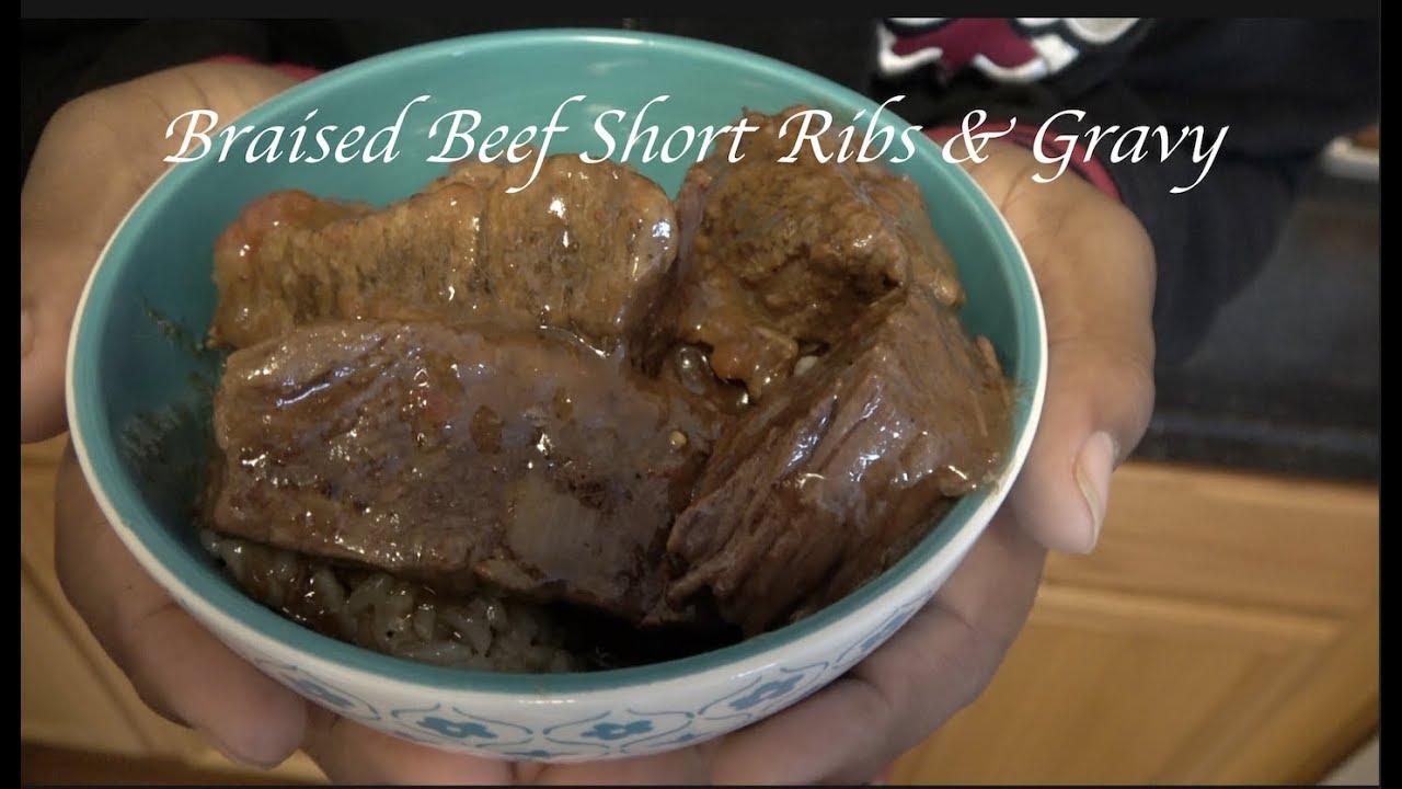 BRAISED BEEF SHORT RIBS & GRAVY IN THE CROCKPOT YouTube