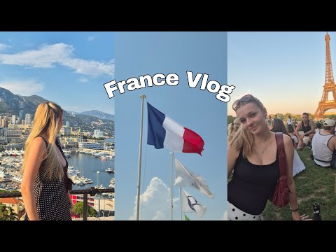 France vlog [ Paris, Lyon, nice and Monaco ! ] 🇫🇷🥐✈️