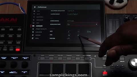 MPC X Preferences on the hardware Part 2 the DVDs