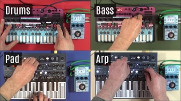 Zoom MS70CDR FX on Synth Test - Liven Bass&Beats Arturia MicroFreak - Song-a-day 2022