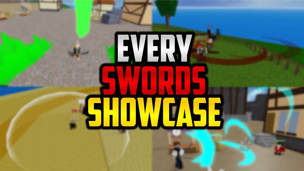 Every Swords Showcase In Blox Piece Roblox - blox og i roblox