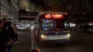 MTA Bus: 2015 New Flyer XD40 #7468 on the Q25 Bus to College Point @ Sutphin Blvd/94th Ave