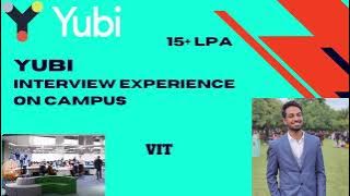 Yubi Interview Experience | VIT | CSE | 2023 | Superdream | #placement