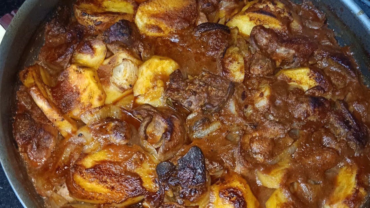 صينيه البطاطس بالكبد والقوانص طعمها مفيش احلي من كدة👌