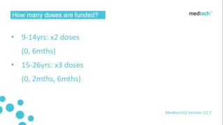 Medtech32 V22 7 HPV Changes screenshot 4