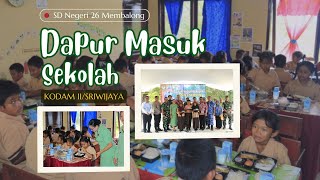 Dukung Penanganan Stunting, Kodam II Sriwijaya Buat Dapur Masuk Sekolah Di Belitung