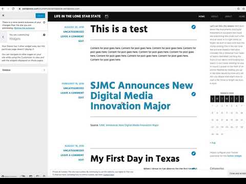 Adding Text Widget to WordPress