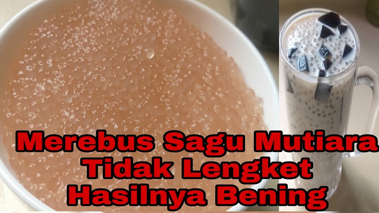 TIPS!!! Merebus Sagu Mutiara Hemat Gas Dengan Metode 5_30_7Cepat matang