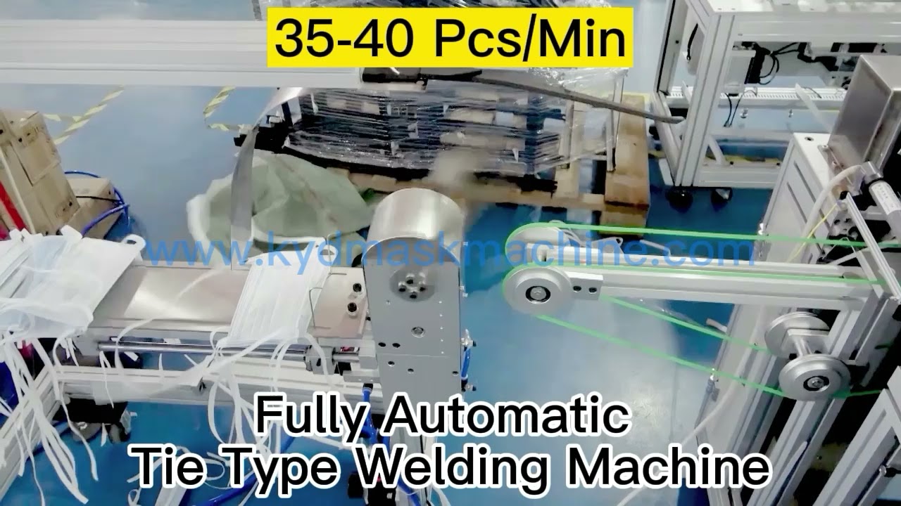 Fully Automatic Disposable Medical Flat Banding Mask Machine