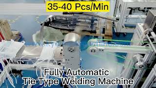 Fully Automatic Disposable Medical Flat Banding Mask Machine