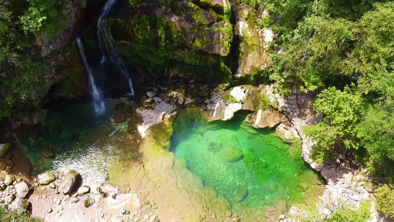 Slovenia 🇸🇮 | Waterfall Virje Slap Virje - Drone 4K