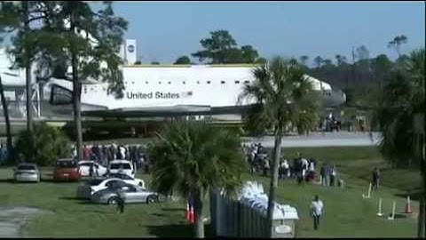 Atlantis Time-Lapse Move to KSC Visitor Complex