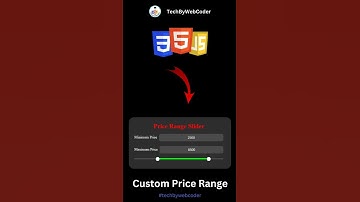 Day 16: How To Build a Modern Custom Price Range UI Using HTML, CSS & JavaScript (For Beginner)