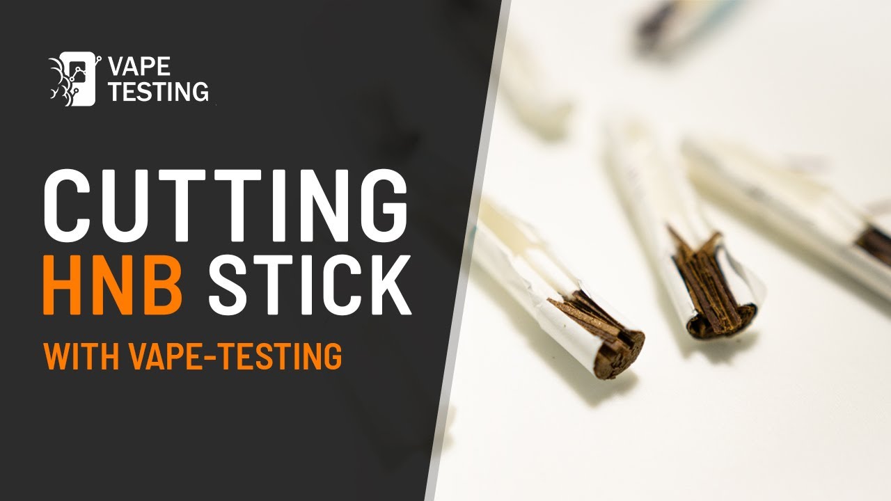 Сutting the most popular heat-not-burn sticks